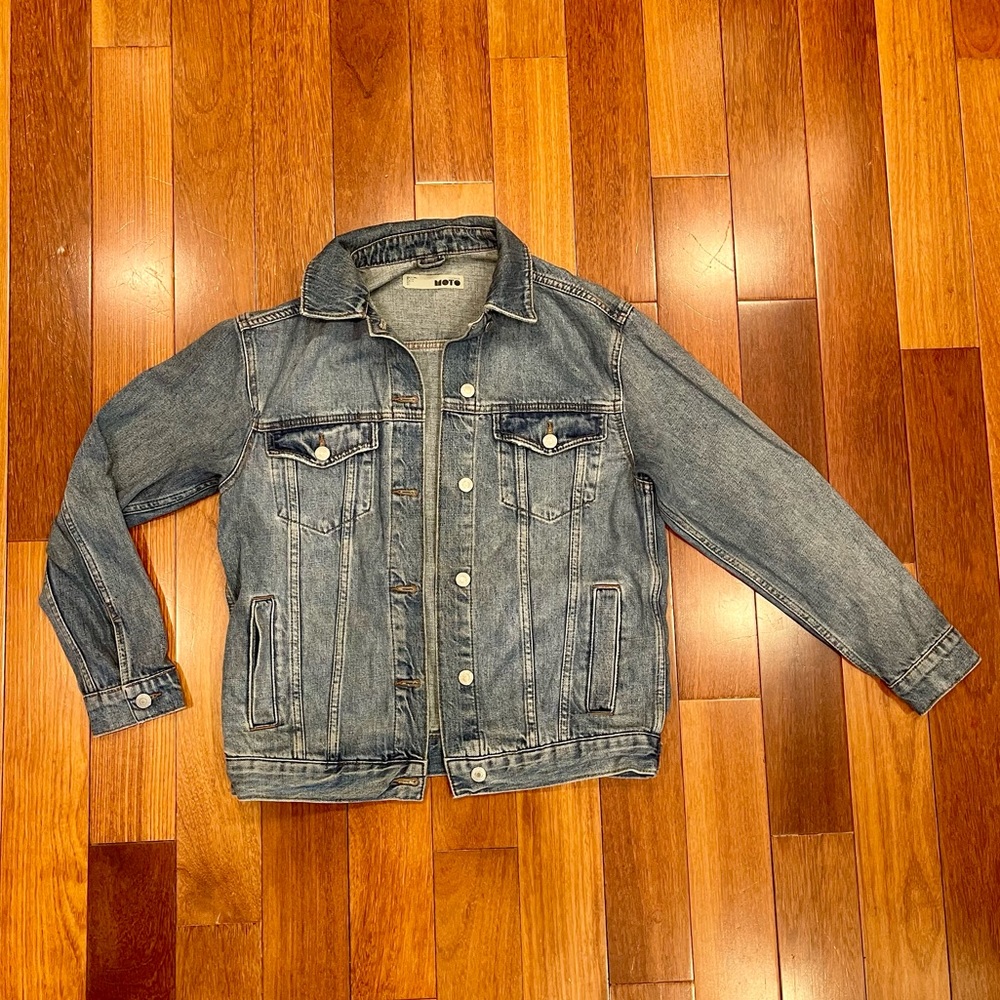 Topshop Moto Jean Jacket